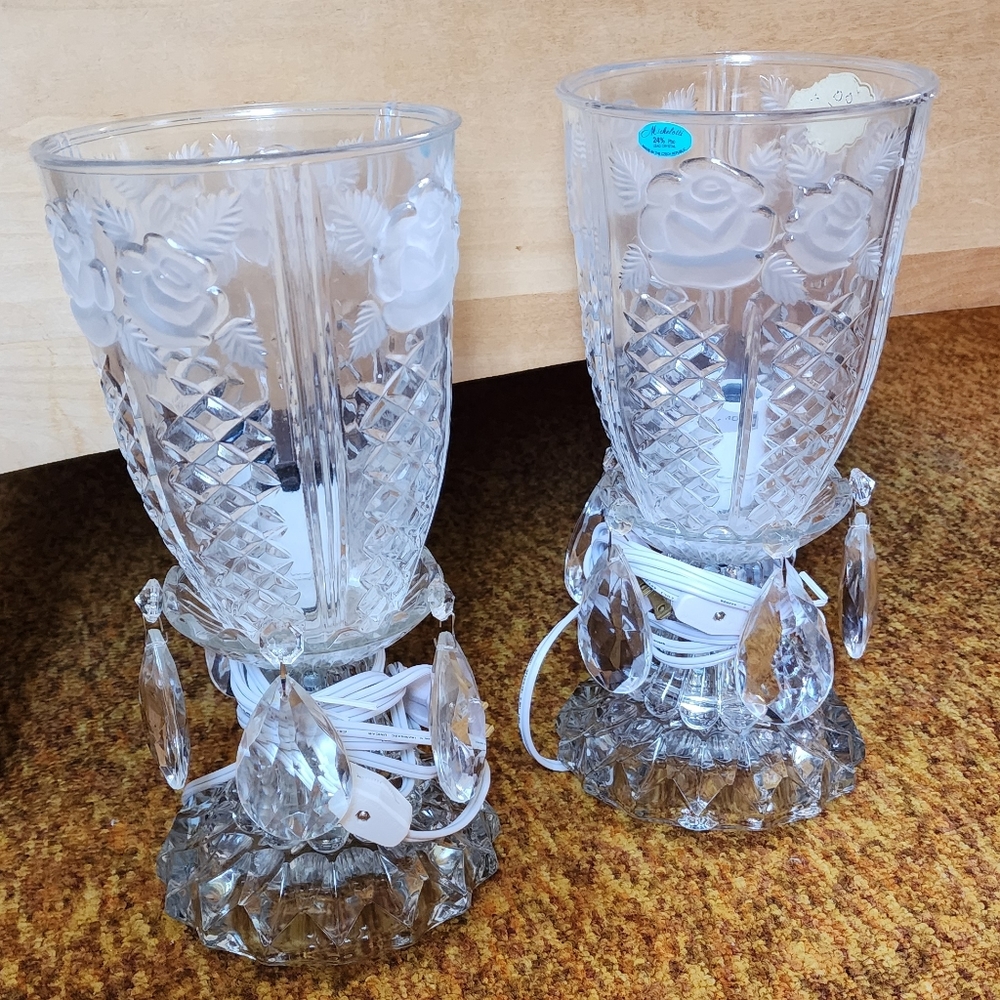 Michelotti crystal lamp set